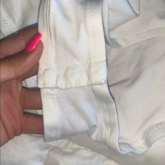 White Lace up Body suit - Picture 3 of 3